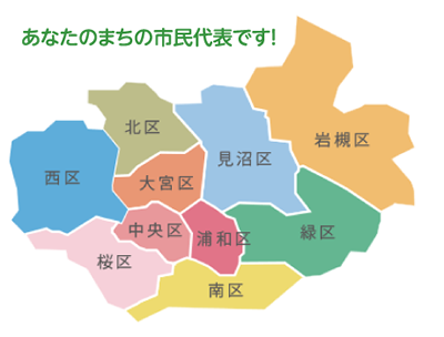 さいたま市 区分けマップ